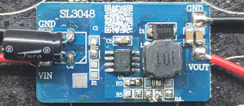 开云手机平台3048 DCDC降压转换器：输入48V降压12V0.5A方案应用